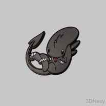 Xenomorph baby hűtőmágnes