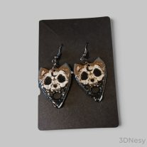 Ouija Planchette Macska fülbevaló