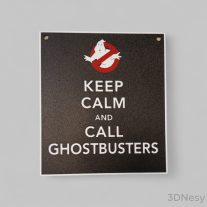   Szellemirtók - Keep calm and call Ghostbusters humoros tábla