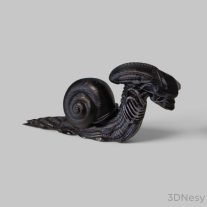 Csiga Xenomorph figura
