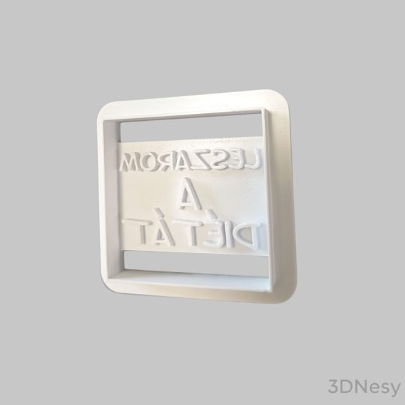 Leszarom a diétát süti kiszúró 6x6