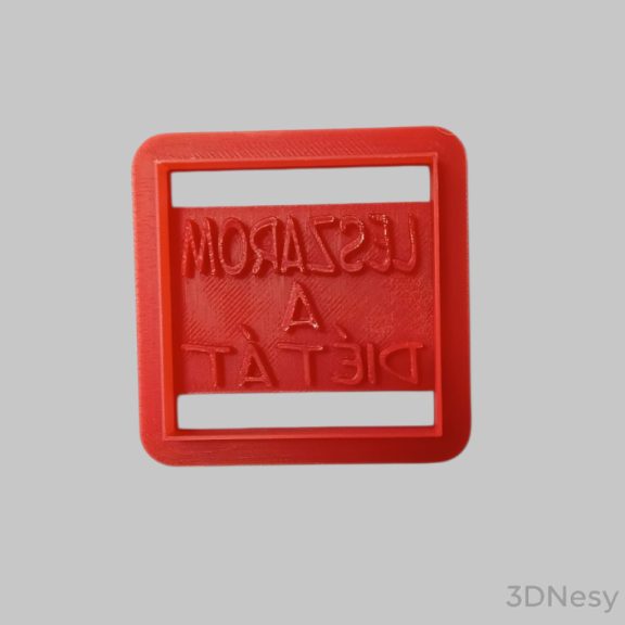 Leszarom a diétát süti kiszúró 6x6