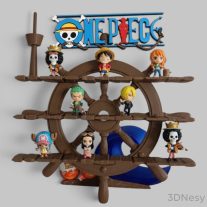 One Piece Kinder Joy Tartó
