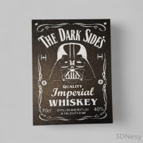 Star Wars - Imperial Whiskey humoros tábla